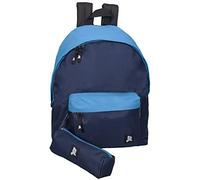 Julian Ross JR3007 Blu Navy Zaino Con Astuccio Scuola Media, Elementare e Superiore per Bambini e Ragazzi, 41 Centimetri, 24L, Poliestere Impermeabile, Tempo Libero, Borsa Viaggio