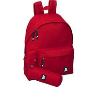 ZAINO MONOSCOMPARTO 43 CM + ASTUCCIO TOMBOLINO ROSSO JULIAN ROSS