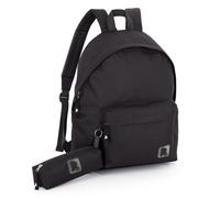 Julian Ross Zaino con Astuccio Coordinato - Impermeabile Leggero 41x31x18 cm in Poliestere - 24L Casual Donna Uomo e Ragazze Ragazzi Bambini - Ideale per Scuola, Viaggi e Tempo Libero - Nero