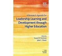 Julie E. Owen A Research Agenda for Leadership Learning and D (Copertina rigida)