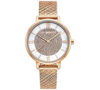 Julie Julsen Orologio Analogico al Quarzo Donna con Cinturino in Acciaio Inossidabile JJW1412RGME