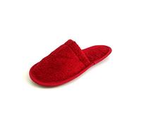 Julie Julsen® Pantofole in cotone-tessile casa Bordeaux 42/46