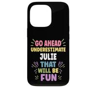 julie Personalized Women's Gift Custom julie Custodia per iPhone 13 Pro