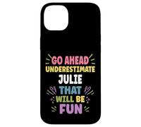 julie Personalized Women's Gift Custom julie Custodia per iPhone 14 Plus