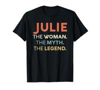 Julie The Woman Il Mito Leggenda Nome Personalizzato Donne Maglietta