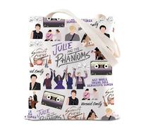Julie TV Show ispirato regalo Julie Ghost Band regalo Music Band Makeup Bag Julie The Phantoms Ghost Band regalo, bianco, get woke T UK