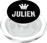 Julien il Re/Corona e nome design da uomo chiamato Julien PopSockets PopGrip per MagSafe