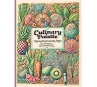Julienne Palette Culinary Palette Calming Food Coloring Pages (Tascabile)