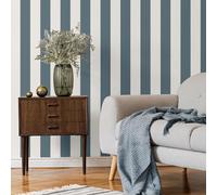 Juliette Righe & Floreale Parati Giacobino Mica Fine Decor - Colore a Scelta