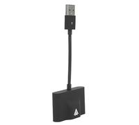 Julihai Adattatore Auto Wireless, Conversione da Cavo Auto A Wireless per, Configurazione Plug and Play con USB Tipo A, per Smartphone 11+ (BLACK)