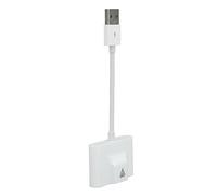 Julihai Adattatore Auto Wireless, Conversione da Cavo Auto A Wireless per, Configurazione Plug and Play con USB Tipo A, per Smartphone 11+ (WHITE)