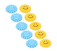 Julihai Ammortizzatori di Vibrazioni per Racchette da Tennis da 10 Pezzi, Ammortizzatore in Silicone per Colpire Comodamente con Danni Ridotti All'articolazione del Gomito, Leggeri e