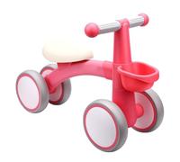 Julihai Bicicletta Senza Pedali per Bambini, Mini Bici da Equilibrio a 4 Ruote per Bambini da 1 a 3 Anni, for Uso Quotidiano e Gioco in Casa o All Aperto (PINK)