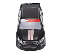 Julihai Carrozzeria per Auto RC in Scala 1:10, Materiale PVC Premium con Motivi Trasparenti per Auto da Strada con Passo di 26 Cm, Copertura Protettiva Leggera (BLACK)