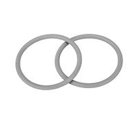 Julihai Cinghie per Ginocchio da 2 Pezzi, Tutore di Supporto per Rotula Regolabile con Materiale in Silicone per Basket, Corsa, Salto, Fitness, Design Unisex per Uomini e Donne (Grey)