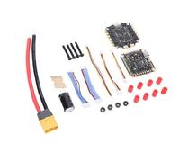 Julihai Controller di Volo F405 V3S PLUS, Scheda ESC per Drone 55A con Dissipatori di Calore CNC Condensatori a Bassa Diodi TVS, per Aggiornamento Firmware Wireless FPV Racing Drone
