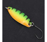 Julihai Cucchiai da Pesca Alla Trota Esche per Pesca a Spinning, Set di | Cucchiai da Trota Artificiali Leggeri da 3,5 Cm, Finitura con Paillettes Riflettenti per Pesce Persico di Trota D'acqua