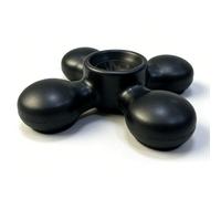 Julihai Cuscinetto Antiscivolo per Puntale per Violoncello, Protezione per Pavimento Portatile con Accessorio per Strumenti con Tappetino Antiscivolo per Esercitazione e Performance (BLACK)