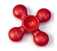 Julihai Cuscinetto Antiscivolo per Puntale per Violoncello, Protezione per Pavimento Portatile con Accessorio per Strumenti con Tappetino Antiscivolo per Esercitazione e Performance (rosso)