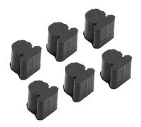 Julihai Cuscinetto in Gomma per Valvola Rotante a Pistone Tuba, Accessori per Strumenti a Tromba da 7 Pezzi, Cuscinetti Elastici Resistenti Al Rumore per Eufonico, Materiale in Gomma Nera Durevole