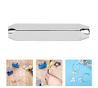 Julihai Durevole Strumento per Punzonatura di Timbri in Acciaio Al Carbonio per Artigianato di Gioielli in Legno in Pelle Cromata per gli Amanti Dell'artigianato (#4)