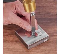 Julihai Durevole Strumento per Punzonatura di Timbri in Acciaio Al Carbonio per Artigianato di Gioielli in Legno in Pelle Cromata per gli Amanti Dell'artigianato (#9)