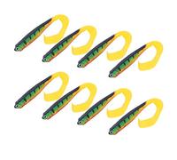 Julihai Esca Morbida per Simulazione, Postura di Nuoto Realistica Resistente Ai Morsi in Materiale PVC, con Design a Forma di Pesce Dai Colori Vivaci, per Attrezzatura da Pesca in Acqua