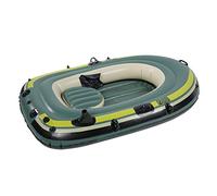 Julihai Gommone da Pesca Gonfiabile 2 Posti PVC con Portata 90kg | Gommone Portatile per Derivare e Immersioni, Camera D'aria Indipendente, Valvola Rapida, Kayak Canoa Pieghevole, Ecologico