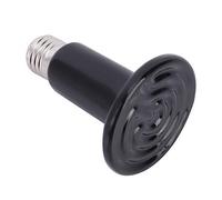 Julihai Lampada Riscaldante in Ceramica per Animali da Rettile da 100 W E27 Luce di Calore per Animali Domestici a Infrarossi Lontani 220 V-240 V per Pollai, Rettili (100W)