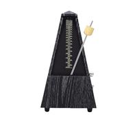 Julihai Metronomo Meccanico, Carica Senza Batteria, Stile Torre, 40-208 BPM, in Plastica, per Pianoforte, Chitarra, Tamburo, Violino, Strumento per Battere il Tempo (Grano di ebano)