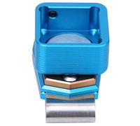 Julihai Mini Astuccio Portatile per Gesso da Biliardo, Scatola in Alluminio per Gesso da Pool e Snooker con Fissa, per gli Amanti del Biliardo e Accessori Sportivi (BLUE)