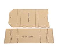 Julihai Modello di Borsa in Acrilico Trasparente Set di Modelli di Stencil Fai-da-Te Forte Strumento di Stampo per Artigiani Adatto per gli Appassionati del Fai da Te