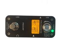 Julihai Pedale Effetti Preamplificatore per Chitarra Elettrica, Corpo in Alluminio, Distorsione da Sovraccarico, Suono Senza Voce per Uso in Camera da Letto, Compatibile con Chitarre Elettriche