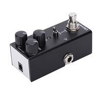 Julihai Pedale Effetto per Chitarra Elettrica Ultimate Drive, Distorsione Overdrive True Bypass con Manopole di Tono Guadagno Volume, per Amplificatore Valvolare Alimentato da DC 9V