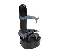 Julihai Pelapatate Elettrico Efficiente Sbucciatore Rotante Automatico per Frutta e Patate da, Set di 2 Lame per Casalinga e Chef, Materiale ABS (BLACK)