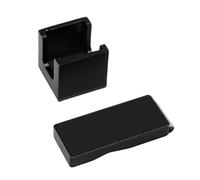 Julihai Portagesso da Biliardo in Alluminio, Supporto per Gessetto Universale a Secco da Biliardo, per Cintura o Tasca (BLACK)