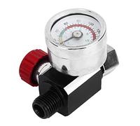 Julihai Regolatore di Pressione Dell'aria per Vernice Spray con Manometro Accessorio Aerografo Leggero per Spruzzatore HVLP, 0-140 Psi, 1 X Regolatore di Pressione Dell'aria