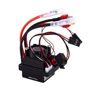 Julihai Regolatore di velocità Elettronico Brushed, ESC Ad Alta | Compatibile con Motori Brushed 380-550, LiPo 2-3S, T Plug, Fail-safe