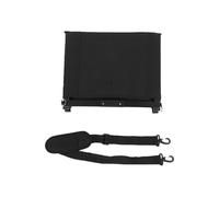 Julihai Sedile da Stadio con Supporto per la Schiena, Tribuna Portatile con Cuscino Imbottito in Schiuma, Tasche Portaoggetti, Maniglia e Tracolla per Eventi All'aperto (Black)