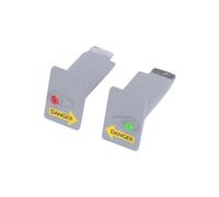Julihai Set Ali Laterali per Elicotteri RC, Parti di Ricambio per la Serie C186, Accessori in Plastica Leggera Facile Installazione (GRAY)