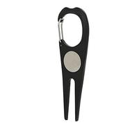 Julihai Strumento per Divot da Golf, Forchetta per Green da Golf in Lega di Alluminio con Magnetico per la Riparazione dei Segni del Fairway sulla Manutenzione del Prato dei Green