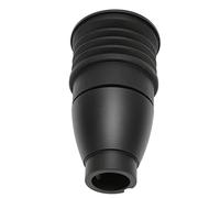 Julihai Strumento per la Pulizia del macinacaffè Resistente Contenitore per Chicchi Soffiato in Lega di Alluminio per Mignon, Mantieni Pulito per gli Appassionati di caffè, Capacità 60 G (BLACK)