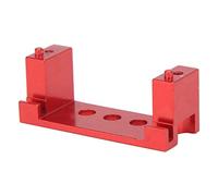 Julihai Supporto Servo RC, Sedile dello Sterzo Lavorato a CNC di Precisione in Lega di Alluminio per Auto RC 144001 1/14, Aggiornamento Leggero e Durevole per Prestazioni Elevate (rosso)