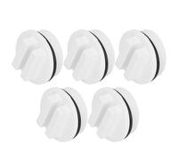 Julihai Tappo Invernale Durevole da 5 Pezzi per la di Ritorno della Spa della Piscina con O-Ring, Installazione Semplice per Sorgenti Termali, Piscine, Spa, Bianco, 1,5 Pollici