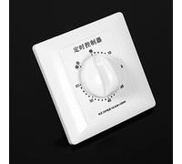 Julihai Timer Pompa Ad Alta Potenza 30/60/120 Minuti Interruttore Orario Meccanico Controllo Conto Alla Rovescia 86 Pannelli, Interruttore per Montaggio a Parete Adatto a Vari Apparecchi Elettrici