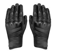 Julihain Pelle, da Moto Neri per la Stagione Fredda in Pelle Intera con Palmo Antiscivolo e Design Traspirante per la Guida e il Ciclismo (XXL)