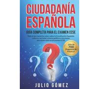Julio Gómez Ciudadanía Española (Tascabile)