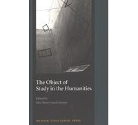Julio Hans Casa The Object of Study in the Humanities - Proceedings (Tascabile)