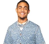 Julio Yarnel Rodriguez Jr. (Blue Shirt) Half Body Buddy Cutout