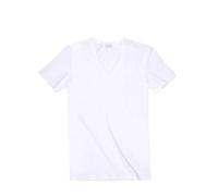 JULIPET T-Shirt Scollo a V Tinta Unita Modello Inspired 600218 (Bianco, 6/XL)